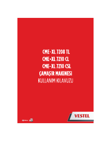 Kullanım kılavuzu Vestel CME-XL 7208 TL Çamaşır makinesi