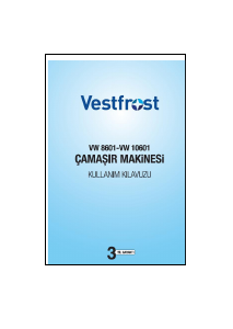 Kullanım kılavuzu Vestfrost VW 10601 Çamaşır makinesi