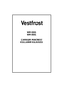 Kullanım kılavuzu Vestfrost WM 8501 Çamaşır makinesi