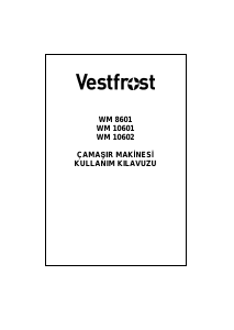 Kullanım kılavuzu Vestfrost WM 12601 Çamaşır makinesi