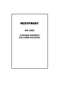Kullanım kılavuzu Vestfrost WM 10501 Çamaşır makinesi