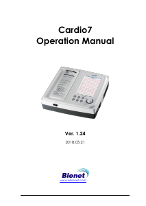 Manual Bionet Cardio7 ECG Device