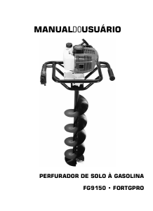 Manual FORTG FG9150 Perfurador de solo