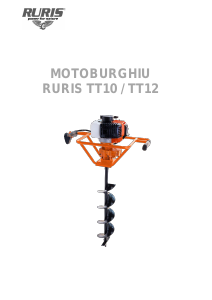 Manual Ruris TT10 Burghiu de pamant