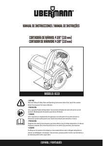 Manual de uso Ubermann 6113 Sierra circular