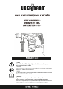 Manual Ubermann ERH1500 Martelo perfurador