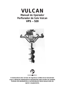 Manual Vulcan VPS-520 Perfurador de solo