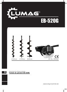 Manual Lumag EB-520G Burghiu de pamant