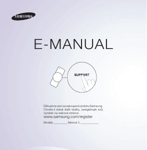 Manuál Samsung UE75ES9000S LED televize