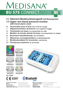 Manual Medisana BU 575 connect Medidor de pressão