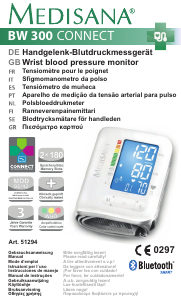 Handleiding Medisana BW 300 connect Bloeddrukmeter