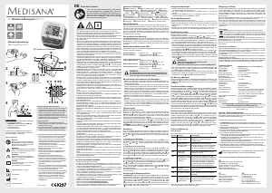 Manuale Medisana BW 310 Misuratore di pressione