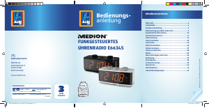 Bedienungsanleitung Medion E66345 (MD 43129) Uhrenradio