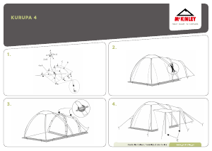 Handleiding McKinley Kurupa 4 Tent