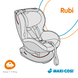 Bruksanvisning Maxi-Cosi Rubi XP Bilbarnstol