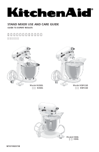 Handleiding KitchenAid KSM150 Standmixer