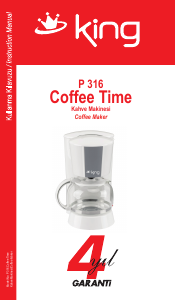 Manual King P 316 Coffee Time Coffee Machine