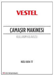 Kullanım kılavuzu Vestel Hizli 8814 TT Çamaşır makinesi