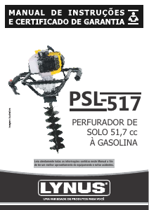 Manual Lynus PSL-517 Perfurador de solo
