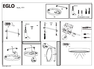 Manual de uso Eglo 30761 Lámpara