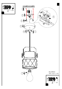 Manual Eglo 39854 Lampă