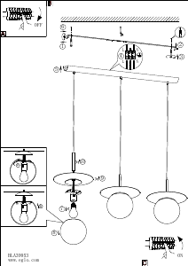 Kasutusjuhend Eglo 39953 Lamp