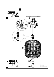 Mode d’emploi Eglo 43216 Lampe