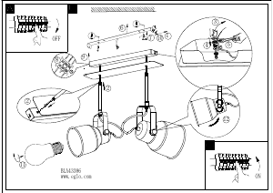 Manuale Eglo 43386 Lampada