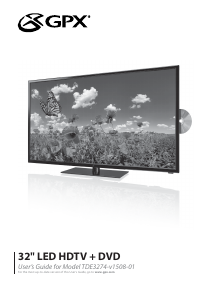 Manual GPX TDE3274BUP LED Television