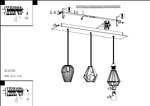 Manual Eglo 43581 Lampă