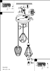 Manuale Eglo 43582 Lampada