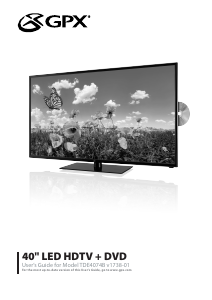 Manual GPX TDE4074W LED Television