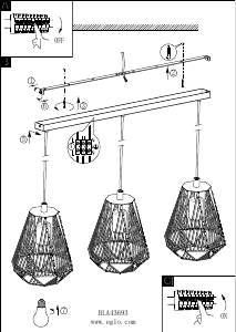 Instrukcja Eglo 43693 Lampa
