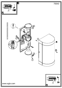 Handleiding Eglo 75543 Lamp