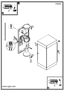 Manual Eglo 75545 Lampă