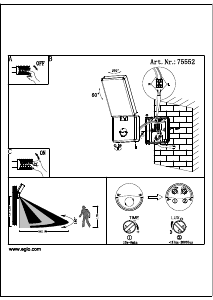 Mode d’emploi Eglo 75552 Lampe