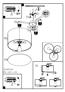 Bedienungsanleitung Eglo 97479 Leuchte