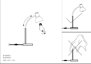 Manual Eglo 98832 Lampă