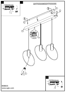 Bedienungsanleitung Eglo 98835 Leuchte