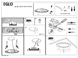 Manual Eglo 98846 Lampă