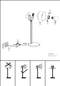 Manuale Eglo 99554 Lampada