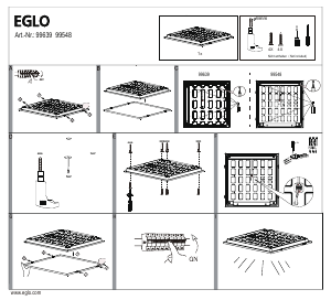 Manual Eglo 99639 Lampă