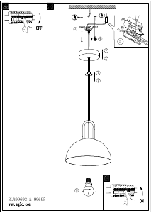 Посібник Eglo 99695 Лампа