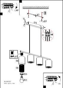 Handleiding Eglo 99707 Lamp