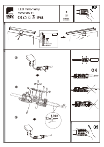 Manuale Eglo 99731 Lampada