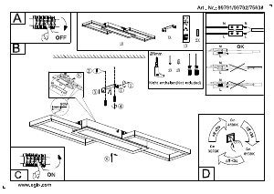 Manuale Eglo 99791 Lampada