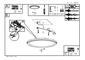 Manual Eglo 99841 Lampă