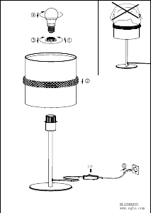 Instrukcja Eglo 390035 Lampa
