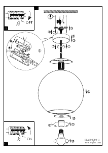 Manual Eglo 390089 Lampă