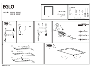 Mode d’emploi Eglo 900045 Lampe